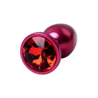 Metal by TOYFA Анальный страз, TOYFA Metal, красный, с кристаллом цвета рубин, 7,2 см, Ø2,8 см, 50 г — купить в Минске Изображение Metal by TOYFA Анальный страз, TOYFA Metal, красный, с кристаллом цвета рубин, 7,2 см, Ø2,8 см, 50 г
