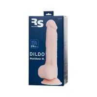 Изображение  Фаллоимитатор RS Silicone Matthew M, сайлекспан , телесный, 24,5 см