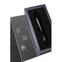 Satisfyer, Германия Двусторонний фаллоимитатор Satisfyer Dazzling Crystal 1, стекло, черный, 18,5 см — купить в Минске Изображение Satisfyer, Германия Двусторонний фаллоимитатор Satisfyer Dazzling Crystal 1, стекло, черный, 18,5 см