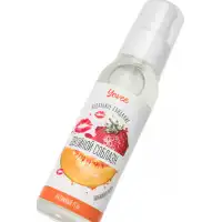 Фото YOVEE Съедобная гель-смазка Yovee «Двойной соблазн» с Д-Пантенолом, со вкусом клубники и дыни, 100 мл
