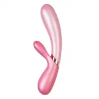 Фото Satisfyer, Германия Вибратор Satisfyer Hot Lover Connect App с клиторальным стимулятором, розовый, 20,4 см