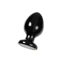 Изображение  Анальная втулка POPO Pleasure by TOYFA Cetus α, PVC, черная, 11,5 см, Ø 6,2 см