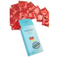 Изображение  Презервативы EXPERT Ribbed, ребристые, 15шт