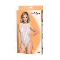 Изображение Candy Girl, Гонконг Боди с доступом Candy Girl Vesta, кружево, сетка, белый, OS
