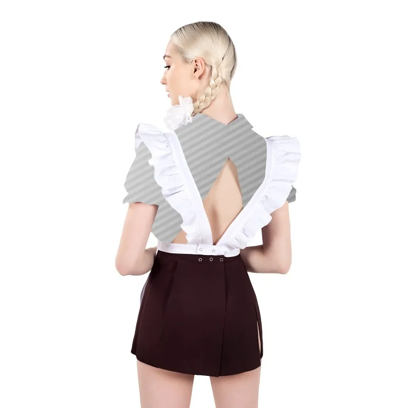 PECADO B.D.S.M Нижняя часть костюма «Русская школьница», Pecado BDSM, юбка, фартук, коричнево-белый, 44-46 — купить в Минске Изображение PECADO B.D.S.M Нижняя часть костюма «Русская школьница», Pecado BDSM, юбка, фартук, коричнево-белый, 44-46