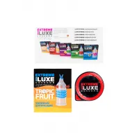 Изображение Luxe Презервативы Luxe, extreme, «Убойный бурильщик», тропические фрукты, 18 см, 5,2 см, 1 шт.