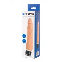 Изображение A-toys by TOYFA Реалистичный вибратор A-Toys by TOYFA Akin, силикон, телесный, 20,2 см