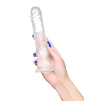 Изображение A-toys by TOYFA Фаллоимитатор A-Toys by TOYFA  Auri, TPE, прозрачный, 20 см