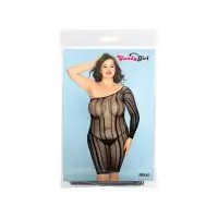 Изображение Candy Girl, Гонконг Платье-сетка и стринги Candy Girl Nikki, нейлон, черный, 2XL