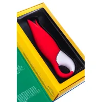 Satisfyer, Германия Нереалистичный вибратор Satisfyer Vibes Power Flower, силикон, красный, 18,8 см. — купить в Минске Изображение Satisfyer, Германия Нереалистичный вибратор Satisfyer Vibes Power Flower, силикон, красный, 18,8 см.