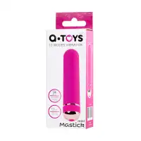 Изображение A-toys by TOYFA Нереалистичный вибратор A-Toys by TOYFA Mastick mini, ABS пластик, розовый, 13 см