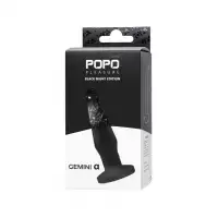 Фото POPO Pleasure by TOYFA Анальная втулка POPO Pleasure by TOYFA Gemini α, TPE, черная, 12,1 см