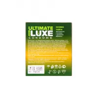 Изображение Luxe Презервативы Luxe BLACK ULTIMATE Хозяин Тайги (Абрикос)
