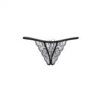 Изображение SoftLine Collection, Польша Стринги открытые кружевные SoftLine Collection, черный, S/L