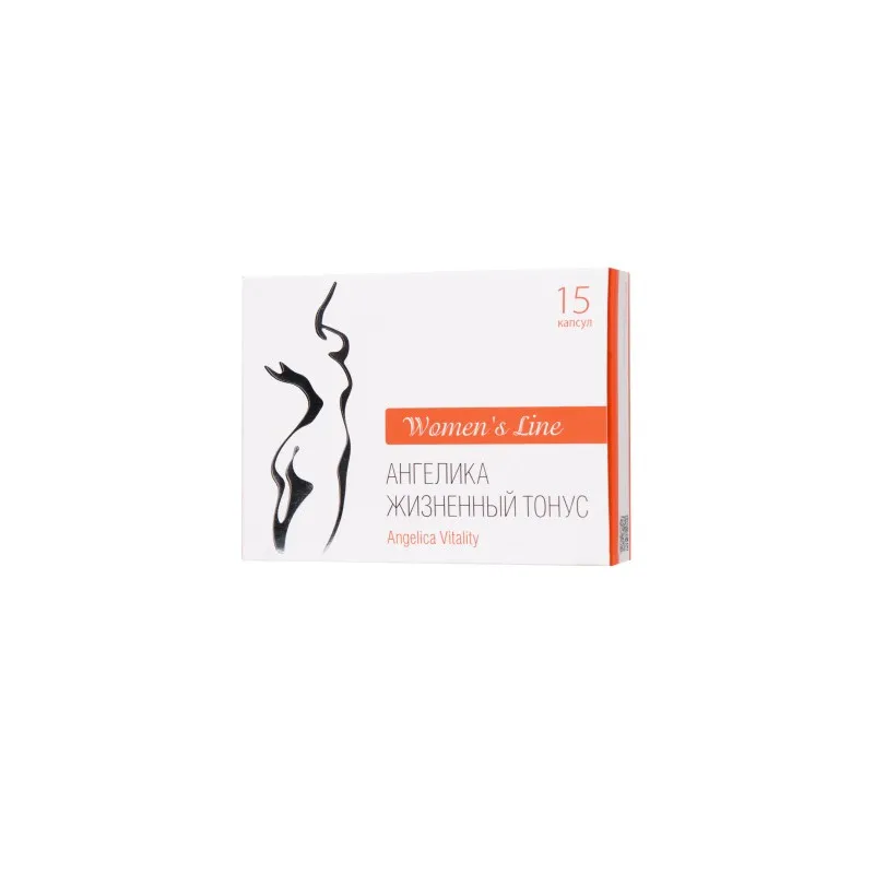 Изображение  Капсулы для женщин «Ангелика жизненый тонус»,15 капсул по 0,5 г