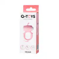 Фото A-toys by TOYFA Виброкольцо на пенис A-Toys by TOYFA Kear, силикон, розовое, Ø 2 см