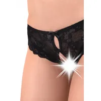 Фото Erolanta Lingerie Эротические трусики Erolanta Alla, черный (50-52)