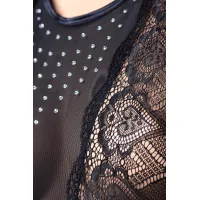 Изображение Candy Girl, Гонконг Боди со стразами Candy Girl Delight, кружево, сетка, черный, OS