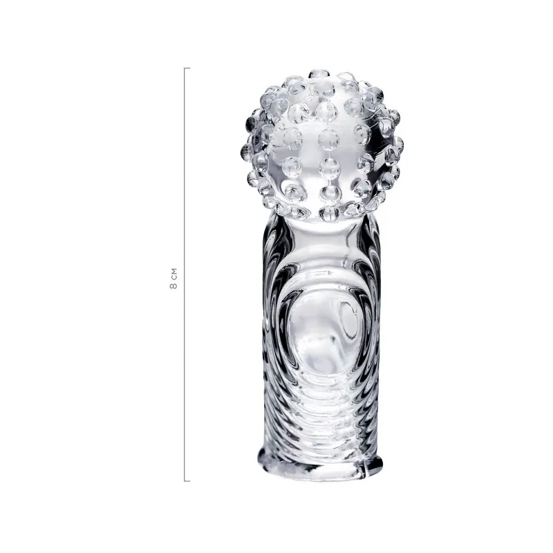 Изображение A-toys by TOYFA Насадка на палец A-Toys by TOYFA Ricol, ТРЕ, прозрачный, 8 см