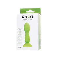 Изображение A-toys by TOYFA Анальная втулка A-Toys by TOYFA Terg, силикон, зеленый, 10 см