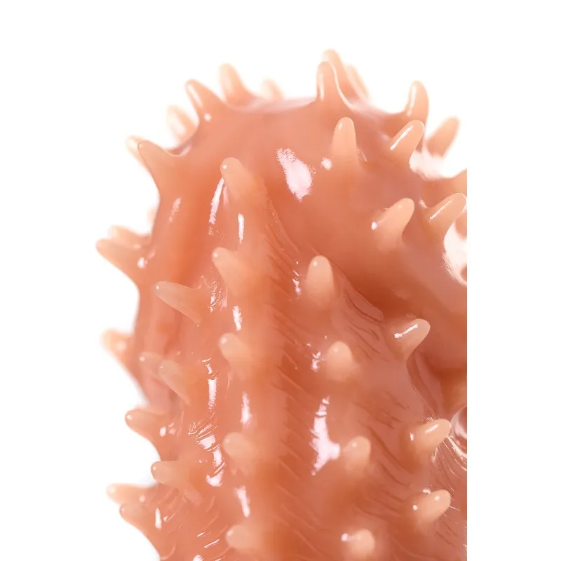 Фото KOKOS Насадка реалистичная KOKOS EXTREME SLEEVE 07-M с дополнительной стимуляцией, TPE, телесная, 14.7 см