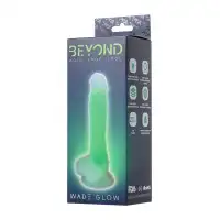Изображение Beyond by Toyfa, Китай Фаллоимитатор, светящийся в темноте, Beyond by Toyfa Wade Glow, силикон, зелёный, 20 см