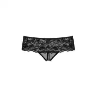 Фото SoftLine Collection, Польша Шортики открытые кружевные SoftLine Collection, черный, S/M
