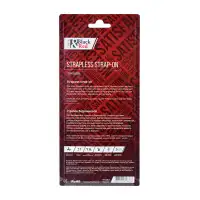 Фото Black & Red by TOYFA Безремневой страпон Black & Red by TOYFA с вибрацией, силикон, черный, 35 см