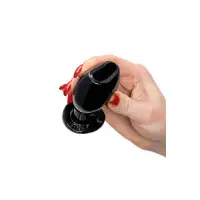 Фото TOYFA Basic Анальная втулка TOYFA Basic M, TPE, чёрный, 6,5 см