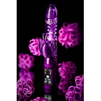 Изображение A-toys by TOYFA Вибратор с клиторальным стимулятором TOYFA A-Toys  High-Tech fantasy, TPR, Фиолетовый, 23 см