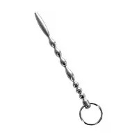 Metal by TOYFA Уретральный плаг TOYFA Metal фигурный с кольцом в основании, серебряный, 17,5 см — купить в Минске Фото Metal by TOYFA Уретральный плаг TOYFA Metal фигурный с кольцом в основании, серебряный, 17,5 см
