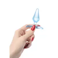 Фото TOYFA Basic Анальная втулка TOYFA Basic, ABS пластик, голубой, 6,5 см, Ø 2,5 см