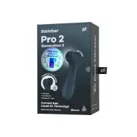 Satisfyer, Германия Вакуумный стимулятор клитора Satisfyer Pro 2 Generation 3, Connect App, чёрный, 16,4 см — купить в Минске Фото Satisfyer, Германия Вакуумный стимулятор клитора Satisfyer Pro 2 Generation 3, Connect App, чёрный, 16,4 см