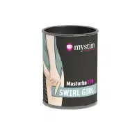 Фото MYSTIM Мастурбатор Mystim MasturbaTIN Swirl Gir, TPE, белый, 4,5 см