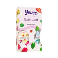 Фото YOVEE Набор гелей-смазок Yovee для любви (721011+721053), вкусовой (ваниль.сливки) + увл (алоэ), 2х100мл