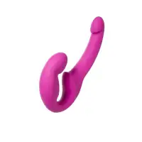 Изображение Fun Factory, Германия Анатомический безремневой страпон Fun Factory SHARE LITE, силикон, розовый