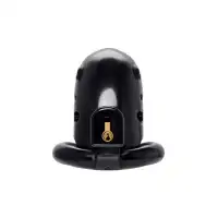 Изображение  Пояс верности мужской Black&Red by TOYFA, ABS пластик, черный, 10 см