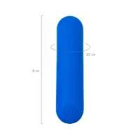Изображение A-toys by TOYFA Вибропуля A-Toys by TOYFA NEP, силикон, синий, 8 см