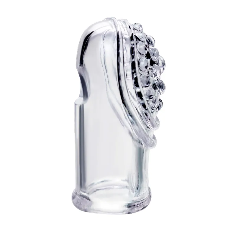 Изображение A-toys by TOYFA Комплект насадок на палец A-Toys by TOYFA Favi, TPE, прозрачный, 3,5 см