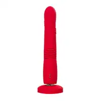 Фото  Фрикционный фаллоимитатор с вибрацией LOVENSE Gravity, красный, силикон, 25,9 см