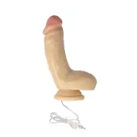 Изображение RealStick Nude by TOYFA Вибратор RealStick #109 телесный, 7 режимов вибрации, 15 см