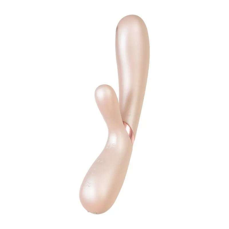 Фото Satisfyer, Германия Вибратор Satisfyer Hot Lover Connect App с клиторальным стимулятором, золотистый, 20,4 см