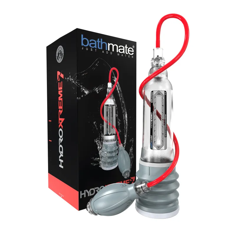 Фото Bathmate, Великобритания Гидропомпа Bathmate HYDROXTREME7, ABS пластик, прозрачная, 30 см (аналог Hydromax Xtreme X30)