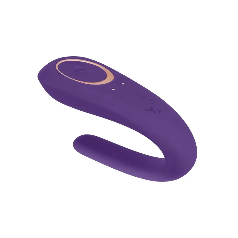 Фото Satisfyer, Германия Многофункциональный стимулятор для пар Satisfyer Partner Double Classic, силикон, фиолетовый, 9,5 см