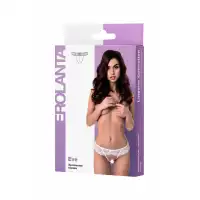 Изображение Erolanta Lingerie Эротические трусики Erolanta Eve, белый (50-52)