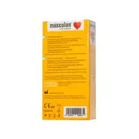 Изображение Masculan Презервативы Masculan, сlassic 3, doty, латекс, кольца, точечные, розовые, 19 см, 5,3 см, 10 шт.