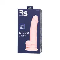 Изображение RealStick Silicone by TOYFA Фаллоимитатор RealStick Silicone Jake G, сайлекспан, телесный, 20,5 см