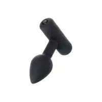 Фото Erotist Анальная втулка Erotist SHAFT, силикон, черный, 6,9 см