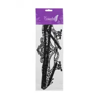 Изображение Eromantica, Россия Маска нитяная Eromantica Queen, текстиль, черная, 31 см