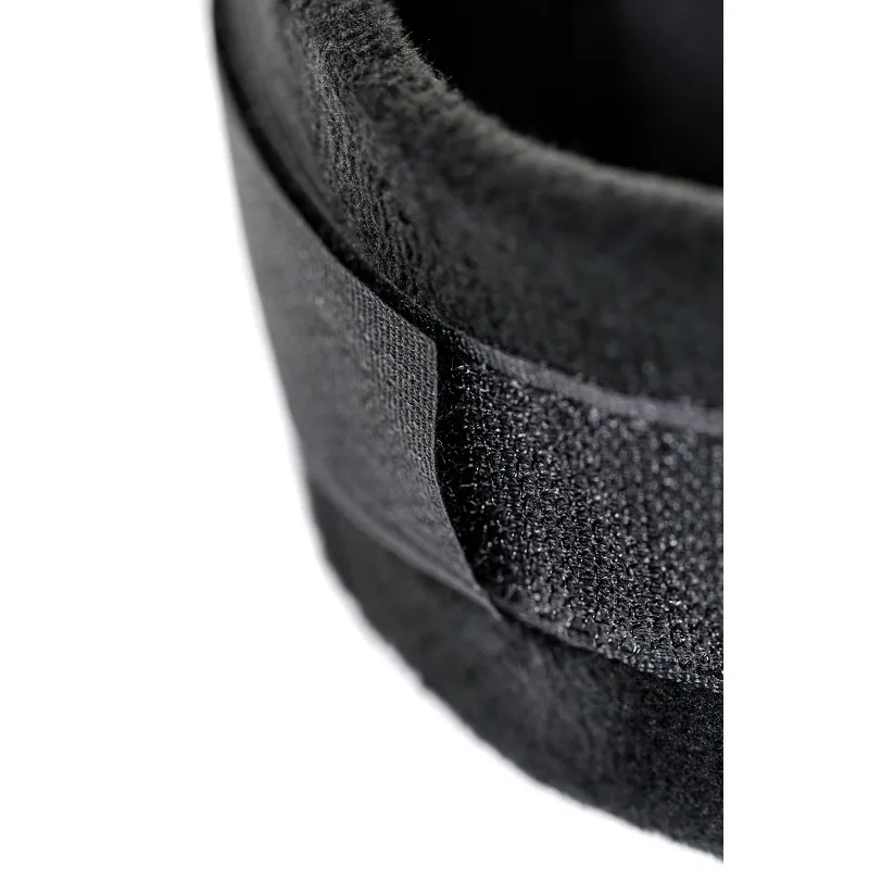 Изображение Theatre by TOYFA Набор бондажный TOYFA Theatre: ремни(4шт) + плетка + наручники + оковы + маска, текстиль, чёрный